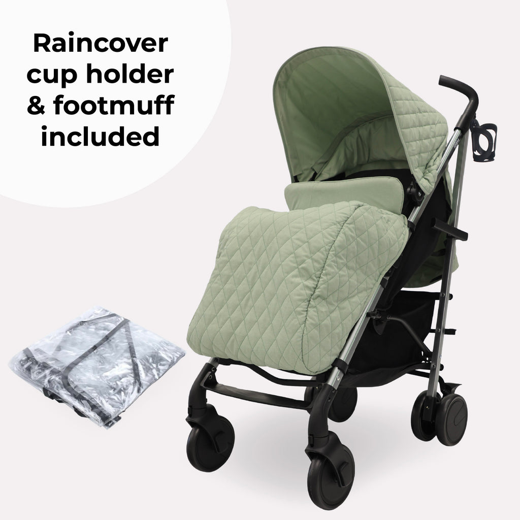 My Babiie MB51 Plus Stroller - Sage Green