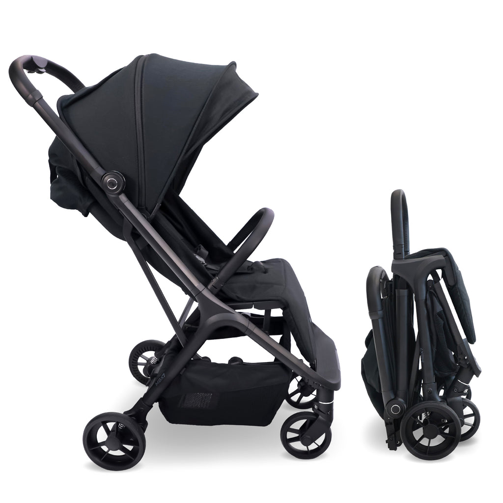 My Babiie MBX7 Plus Auto-Fold Stroller - Black
