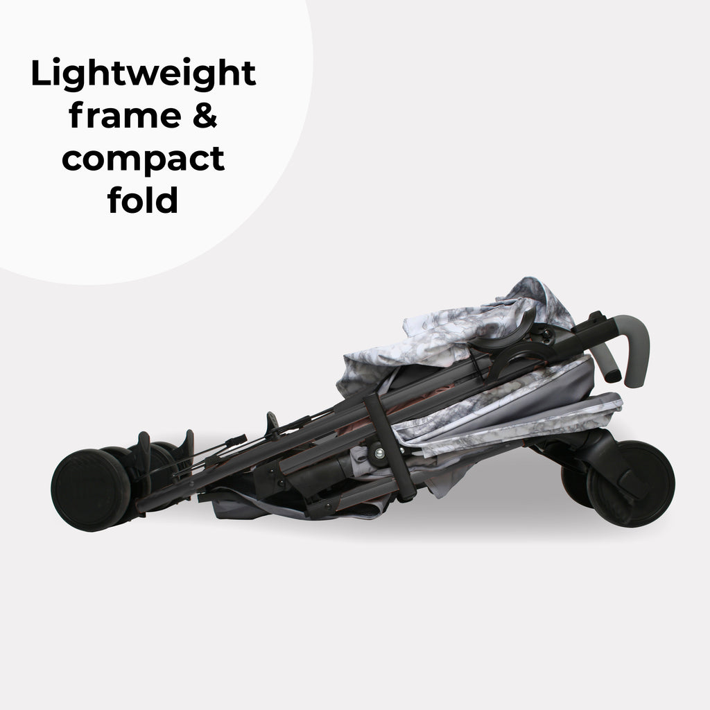 My Babiie MB51 Plus Stroller - Fawn Leopard