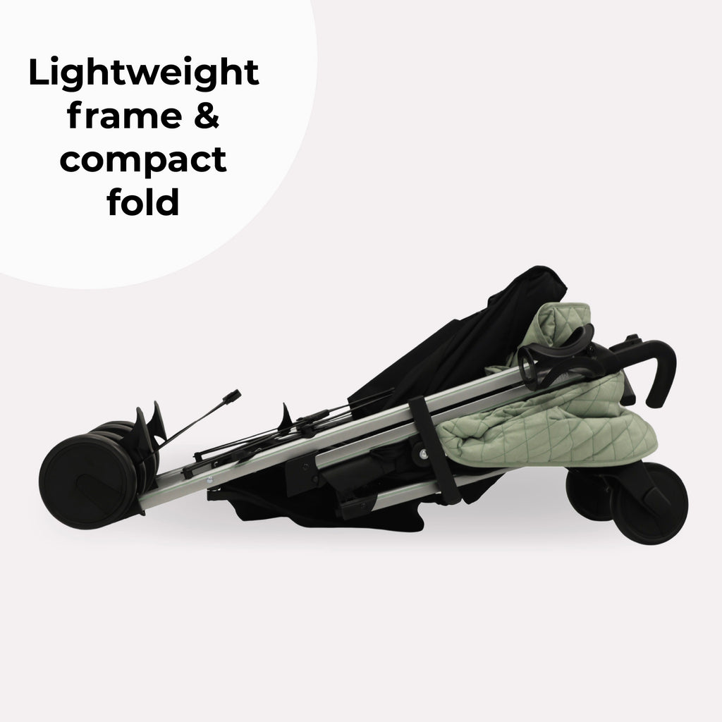 My Babiie MB51 Plus Stroller - Sage Green