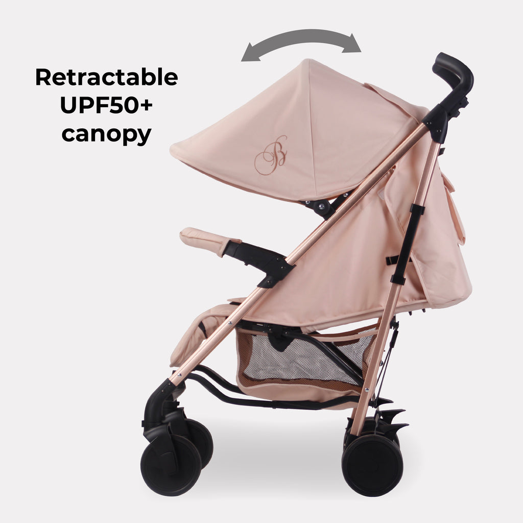 My Babiie MB51 Plus Stroller - Rose Gold Blush