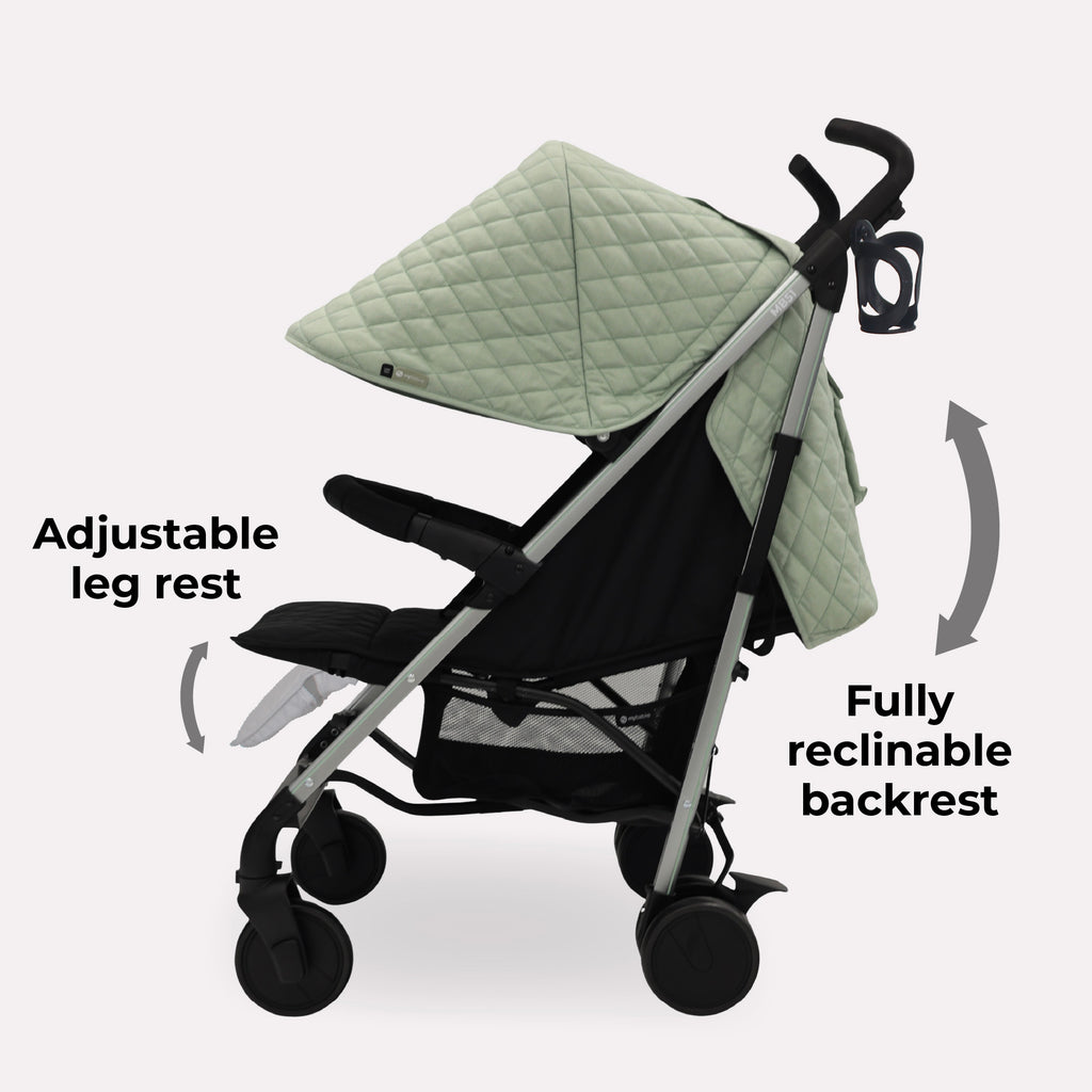 My Babiie MB51 Plus Stroller - Sage Green