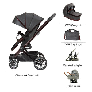 Mercedes-Benz Avantgarde GTX Pushchair and Carrycot Bundle - Tourmaline Ex Display
