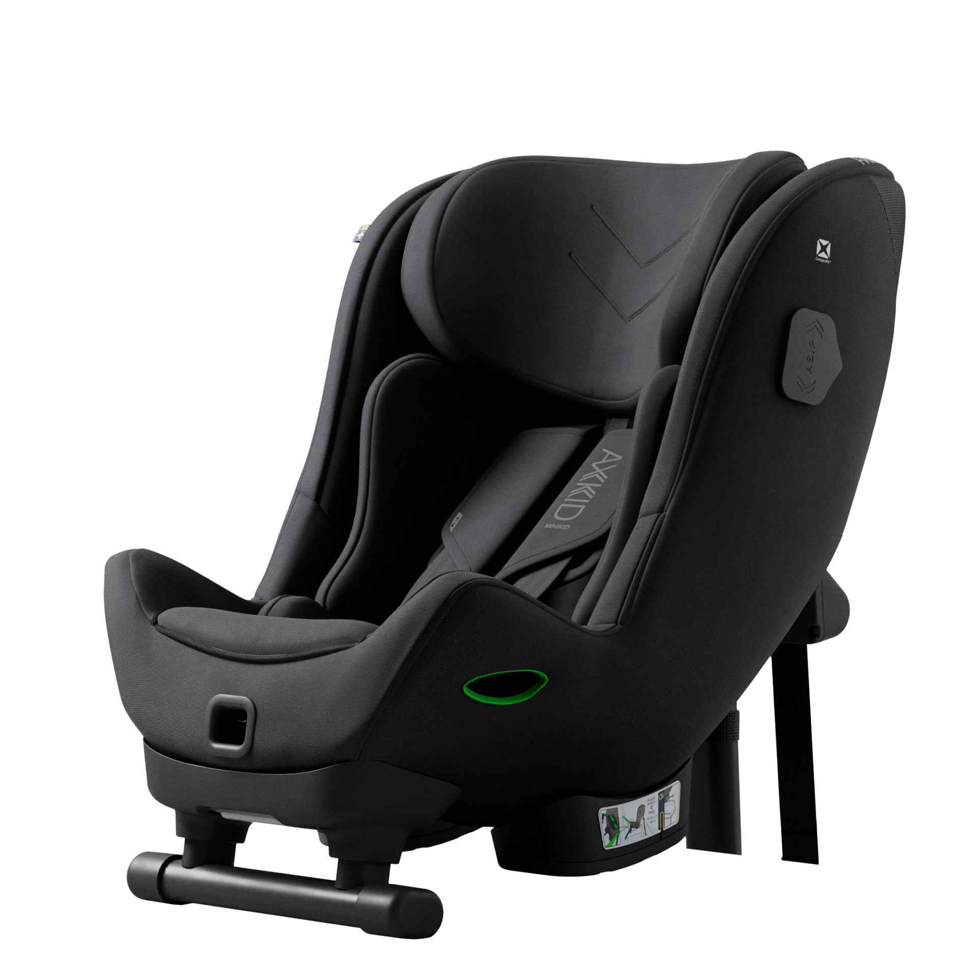Axkid Minikid 4 Max Car Seat - Coastal Storm Black