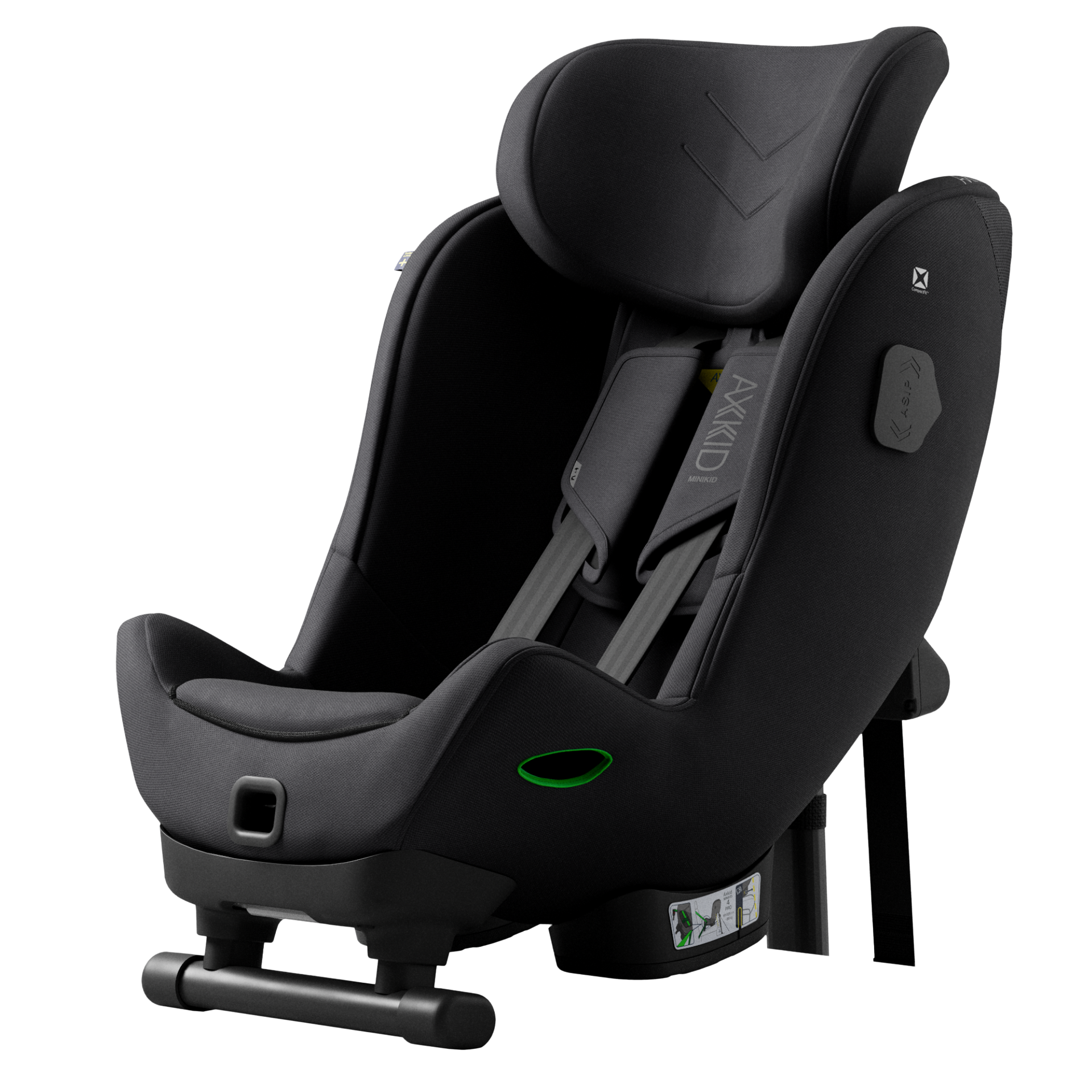 Axkid Minikid 4 Max Car Seat - Coastal Storm Black