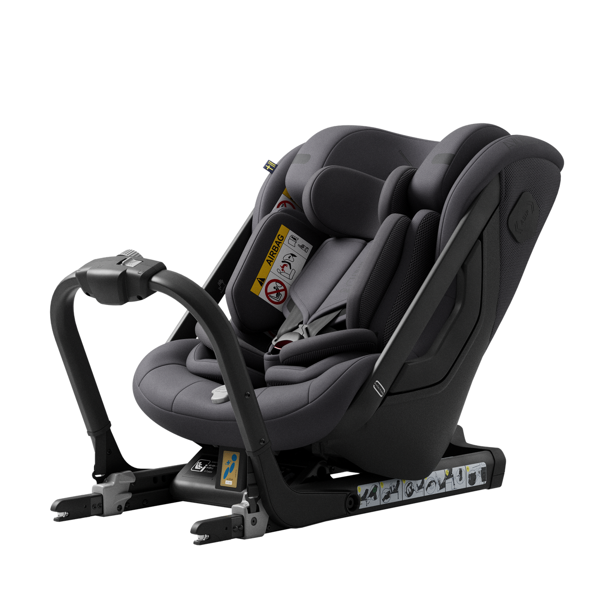 Axkid_OnePlus_3_Car_Seat_Arctic_Mist_Grey_1