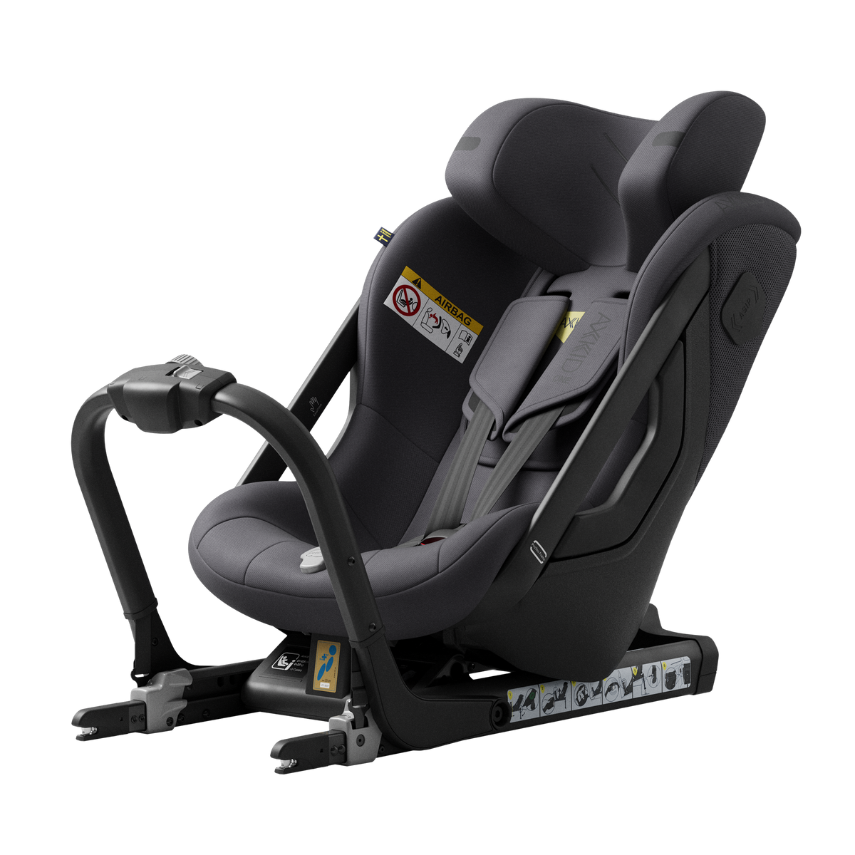 Axkid_OnePlus_3_Car_Seat_Arctic_Mist_Grey_3