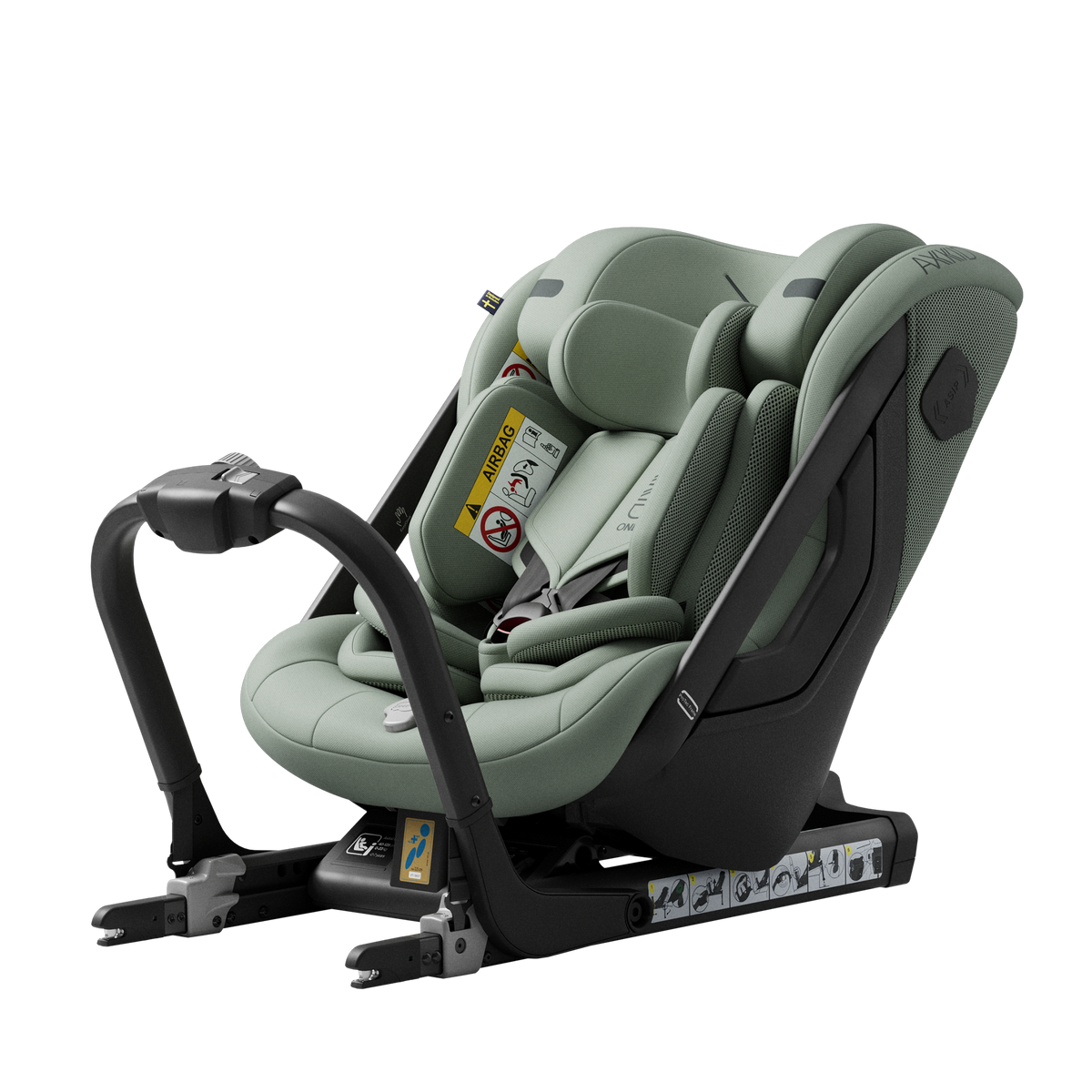 Axkid_OnePlus_3_Car_Seat_Nordic_Bloom_Green_1