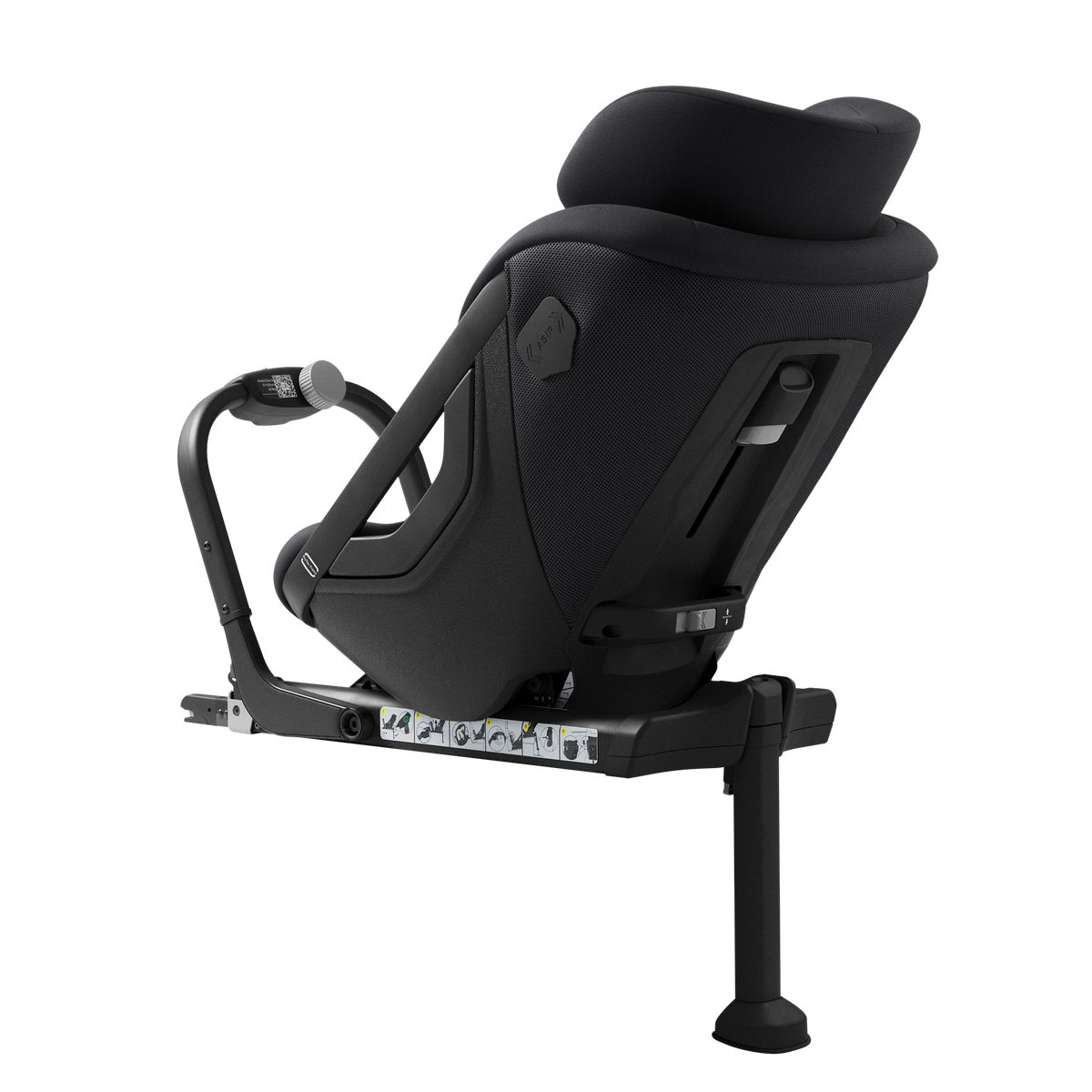 Axkid One 3 Car Seat Coastal Storm Black 5