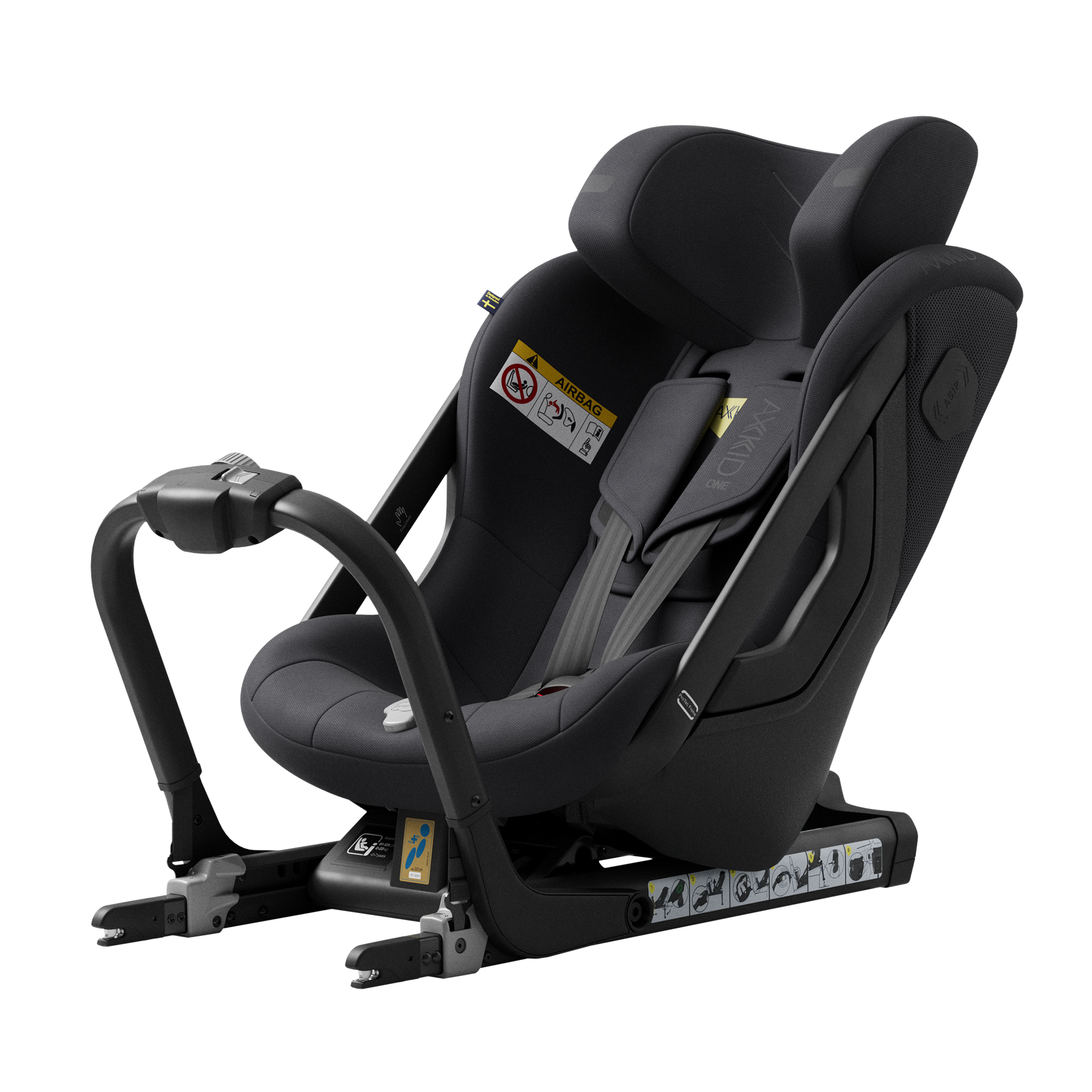 Axkid One 3 Car Seat - Coastal Storm Black