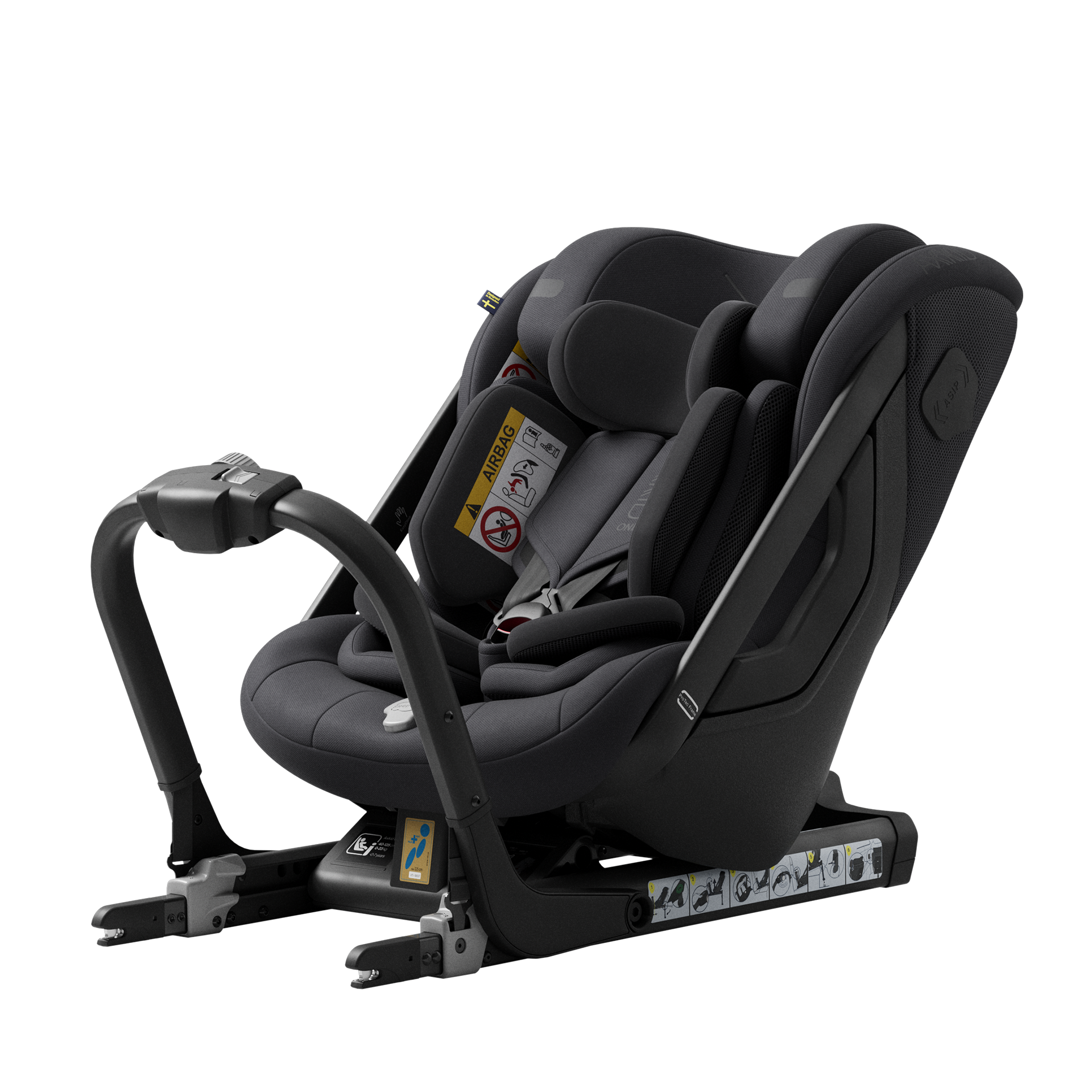 Axkid One+ 3 Car Seat - Coastal Storm Black