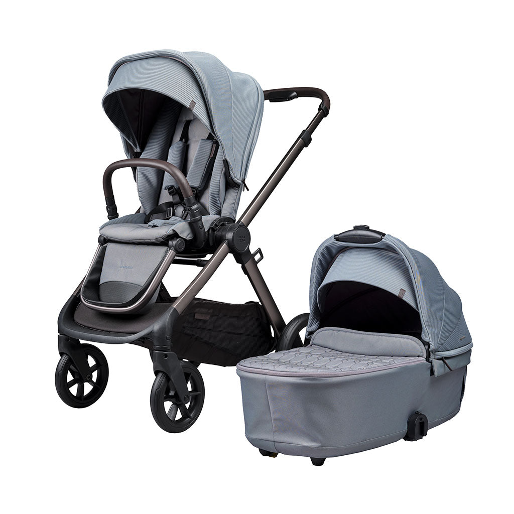 Bababing 18pc Raffi MKII Travel, Home & Feeding Bundle with spin car seat & Isofix base - Duck Egg