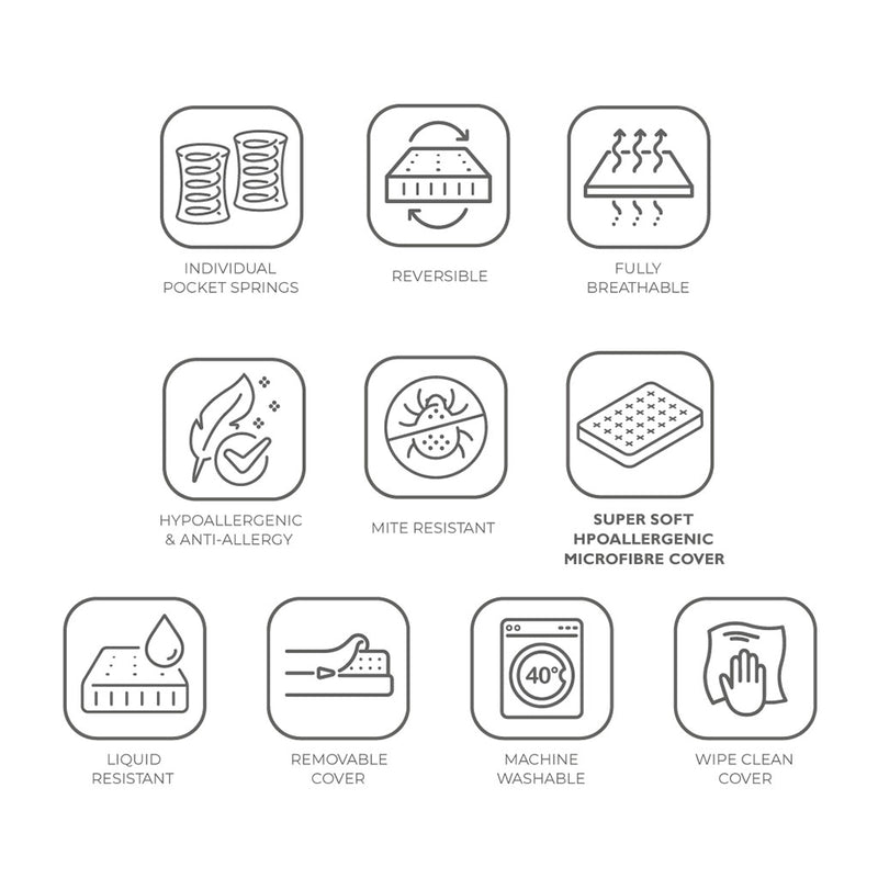 BabyStyle Dream Pocket Sprung Cot Bed Mattress