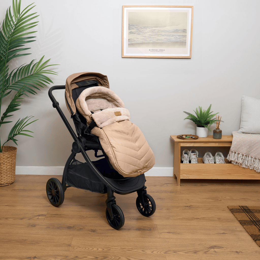 Clair de Lune Snug Universal Pushchair Footmuff Beige