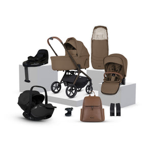 Silver Cross Breez Ultimate 360 Iconic Black Car Seat Bundle - Maple