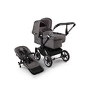 Bugaboo Donkey 5 Mono Pushchair and Carrycot - Grey Melange