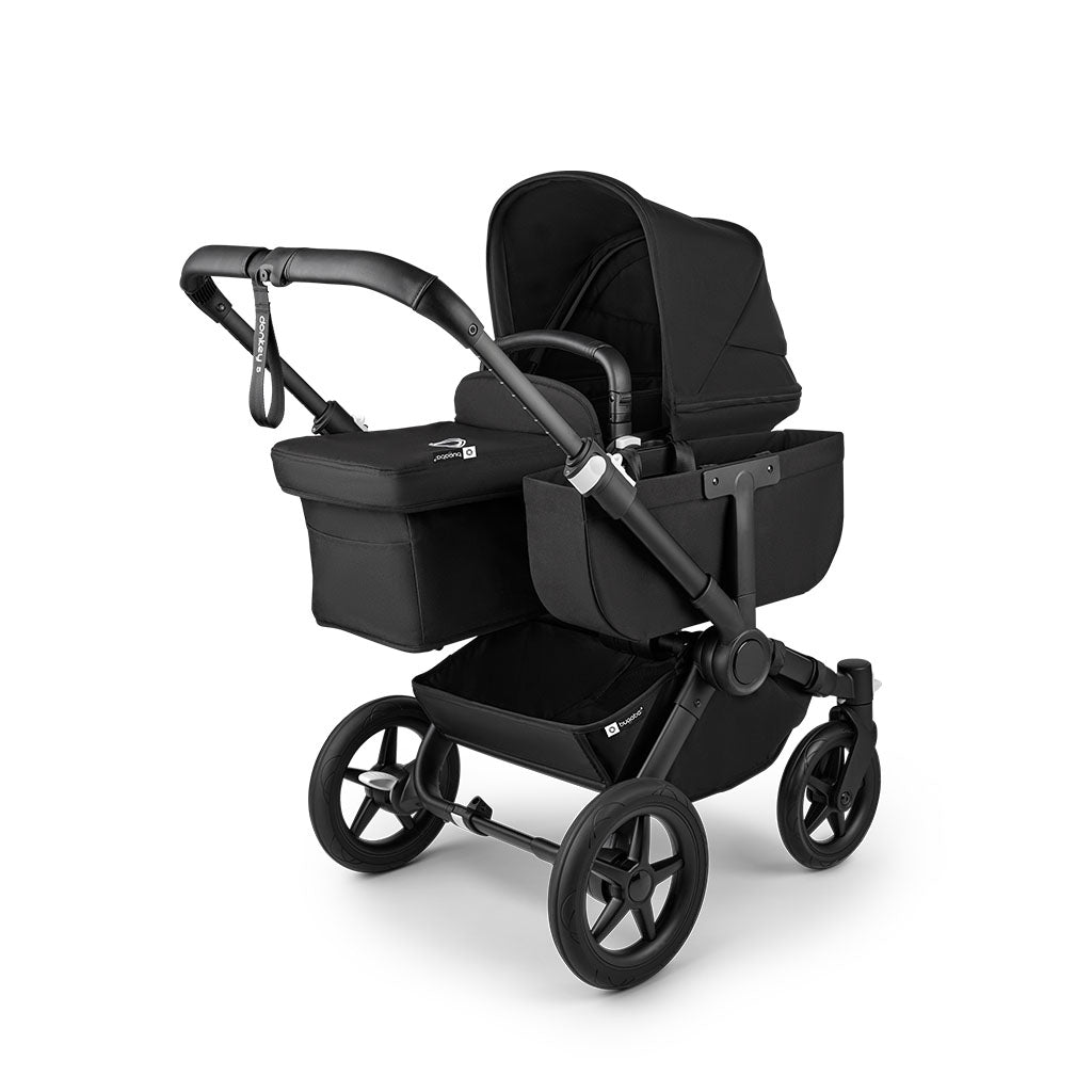 Bugaboo Donkey 5 Mono Pushchair and Carrycot - Midnight Black