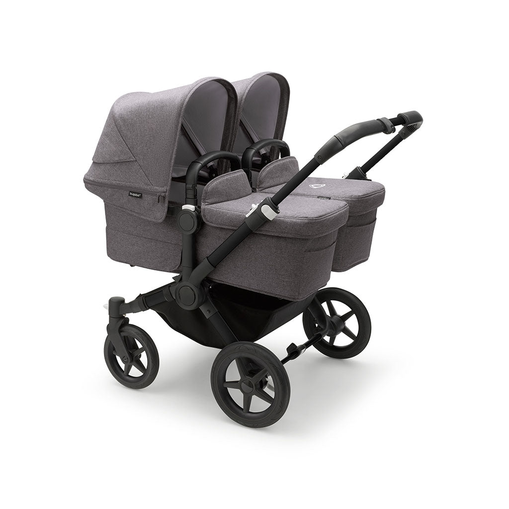 Bugaboo Donkey 5 Twin Pushchair and Carrycot - Grey Melange