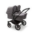 Bugaboo Donkey 5 Twin Pushchair and Carrycot - Grey Melange