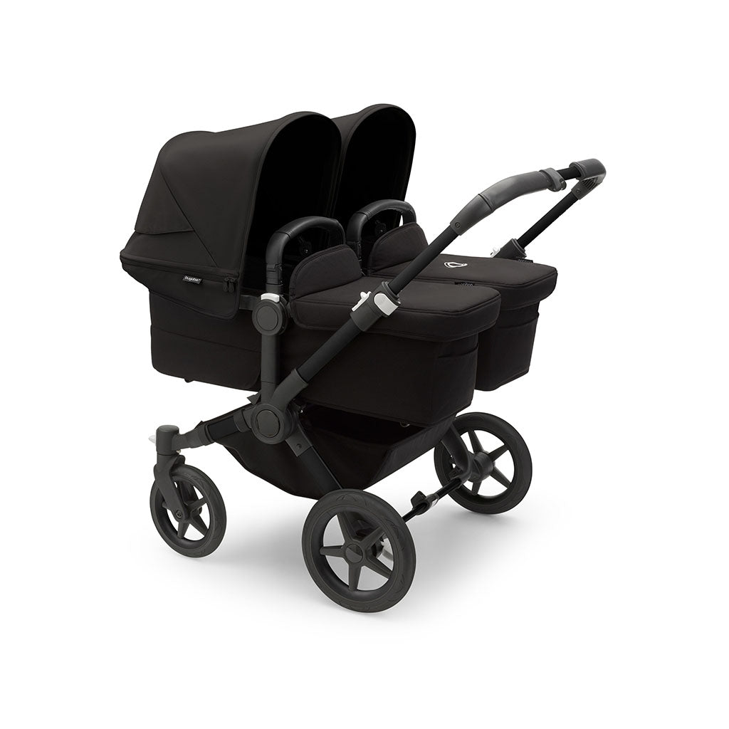 Bugaboo Donkey 5 Twin Pushchair and Carrycot - Midnight Black