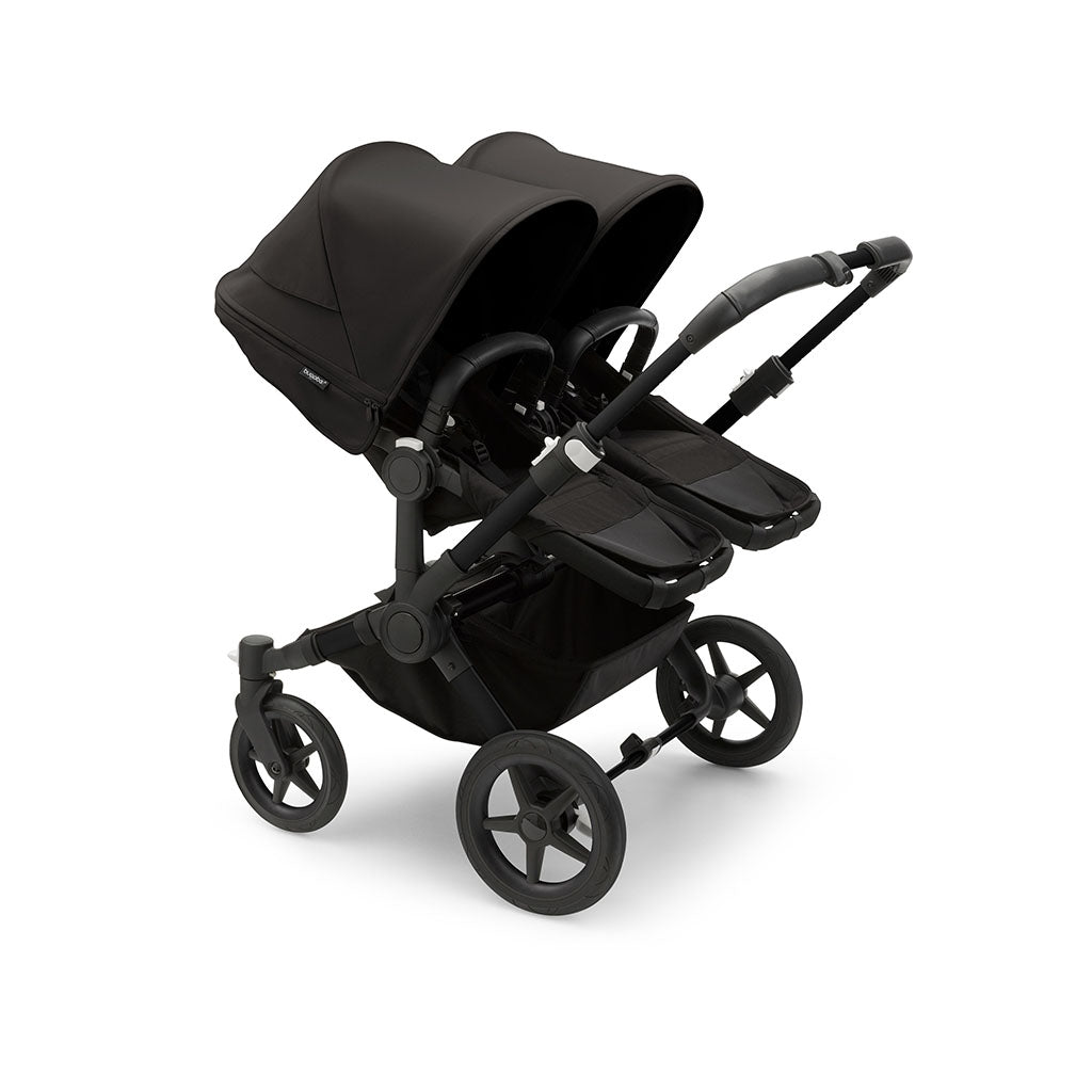Bugaboo Donkey 5 Twin Pushchair and Carrycot - Midnight Black