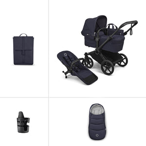 Bugaboo Donkey 6 Single Essential Pushchair Bundle - Deep Indigo