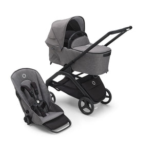 Bugaboo Dragonfly Pushchair and Carrycot - Grey Melange
