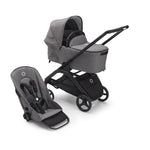 Bugaboo Dragonfly Pushchair and Carrycot - Grey Melange