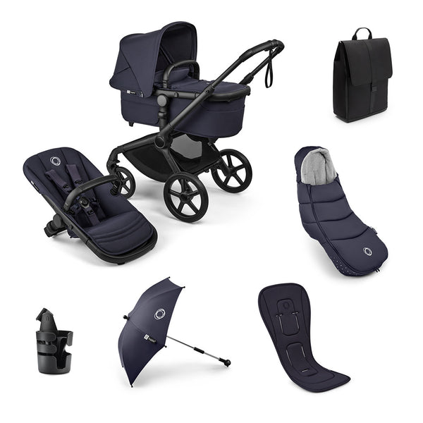 Bugaboo Fox 5 Renew Complete Pushchair Bundle - Deep Indigo