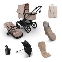 Bugaboo Fox 5 Renew Complete Pushchair Bundle - Desert Taupe Melange