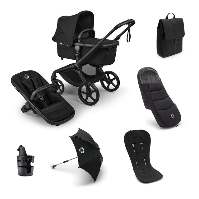 Bugaboo Fox 5 Renew Complete Pushchair Bundle - Heritage Black