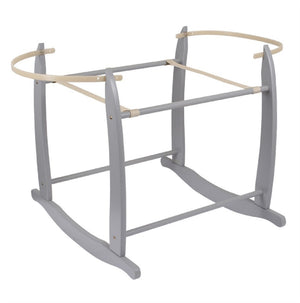 Clair de Lune Grey Deluxe Wooden Rocking Stand - Chelsea Baby