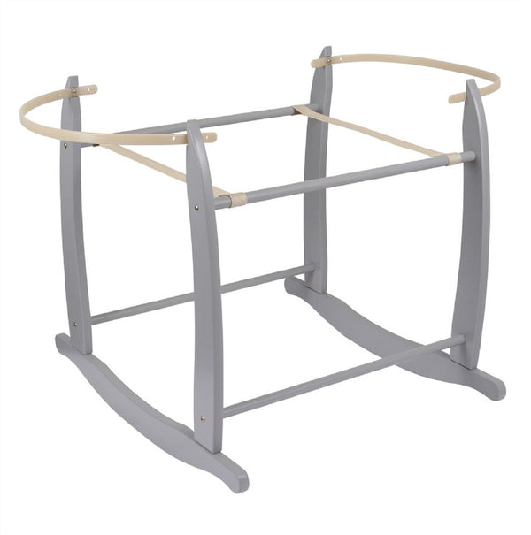 Clair de Lune Grey Deluxe Wooden Rocking Stand - Chelsea Baby