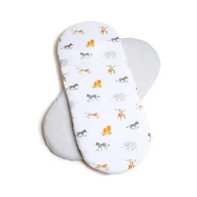 Clair de Lune Jungle Dreams 2 Pack Moses Basket Sheets - Chelsea Baby