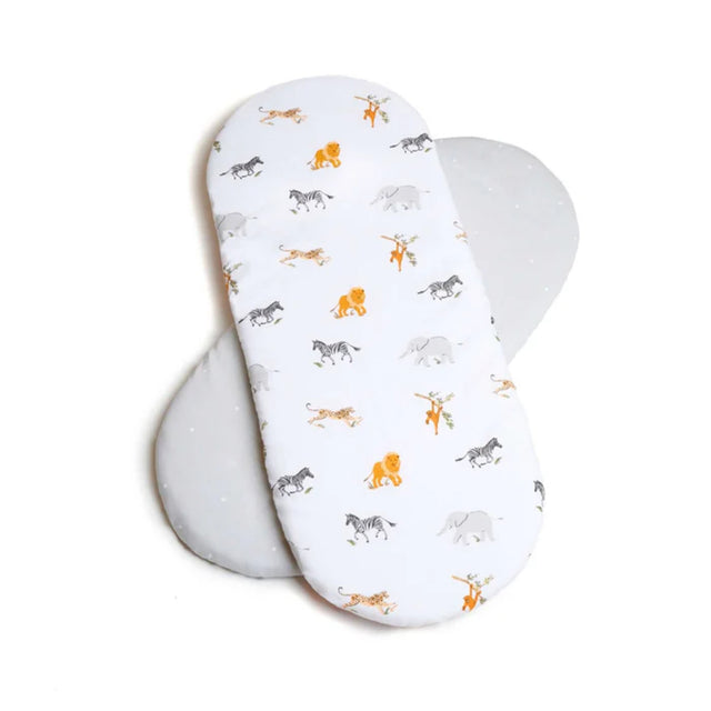 Clair de Lune Jungle Dreams 2 Pack Moses Basket Sheets - Chelsea Baby