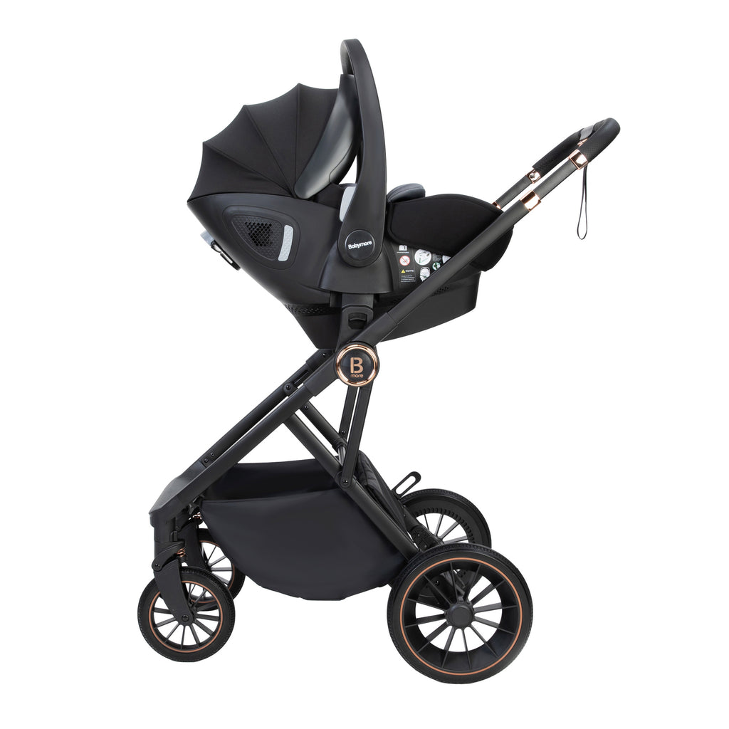 Babymore Chia Travel System Pecan with Base - Chelsea Baby