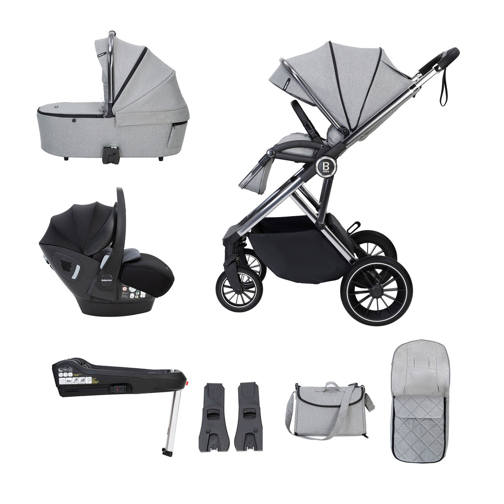 Babymore Chia Travel System Pecan with Base - Chelsea Baby