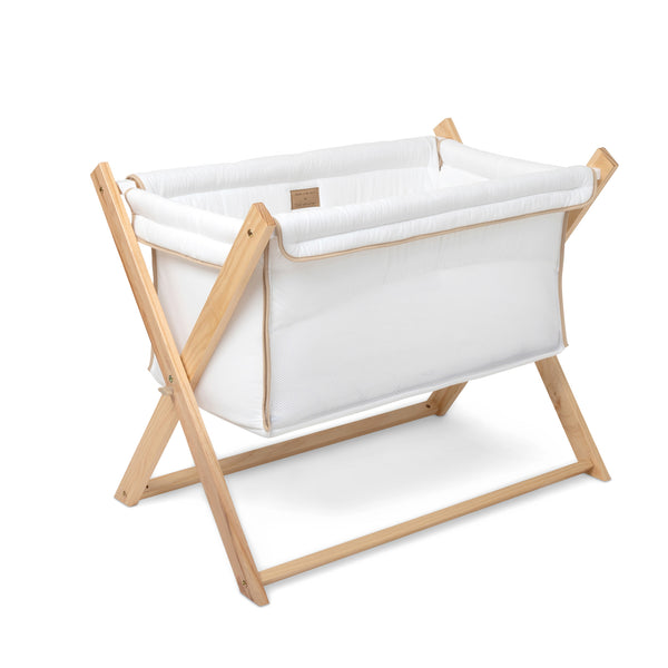Clair De Lune Organic Folding Crib - Chelsea Baby