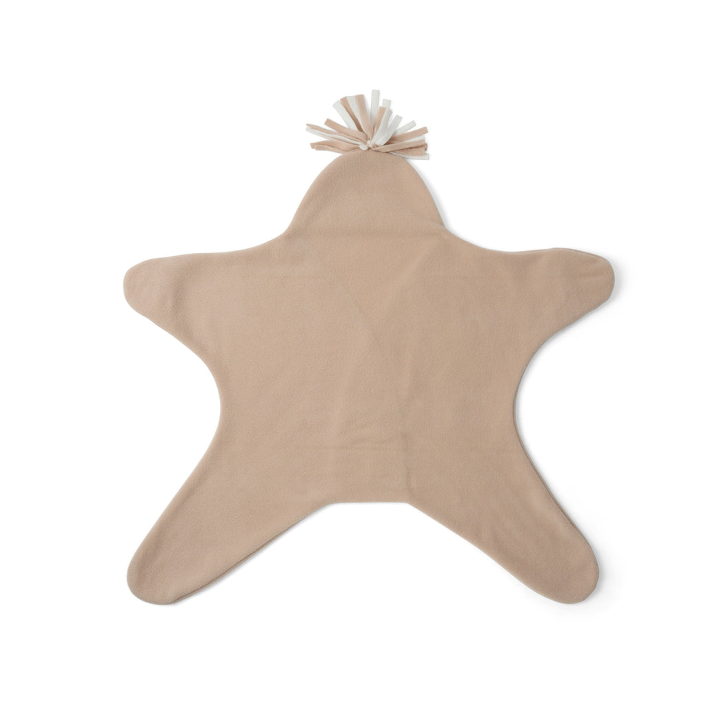 Clair De Lune Star Fleece Wrap (6-12 Months) Oatmeal