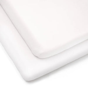Clair De Lune 2 Pack Fitted Cotton Cot Sheets - 120 x 60 cm - Chelsea Baby