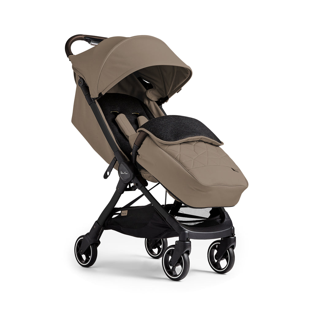 Silver Cross Clic 2 Stroller and Footmuff - Cobble