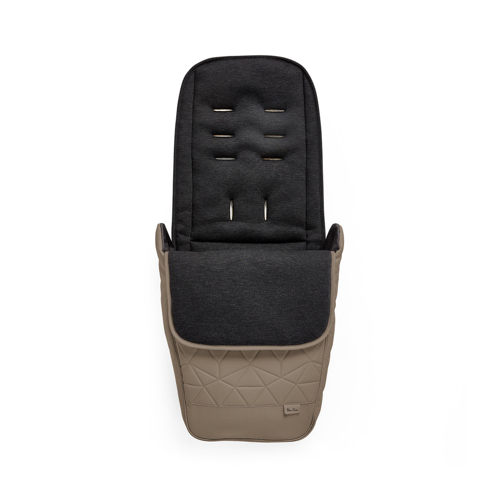 Silver Cross Clic 2 Stroller and Footmuff - Cobble