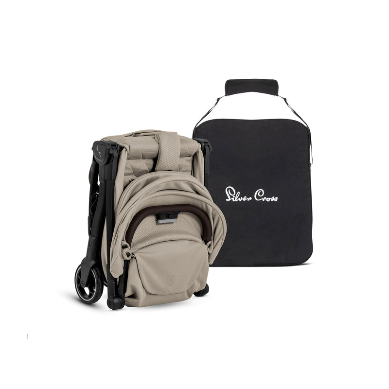 Silver Cross Clic 2 Stroller - Latte