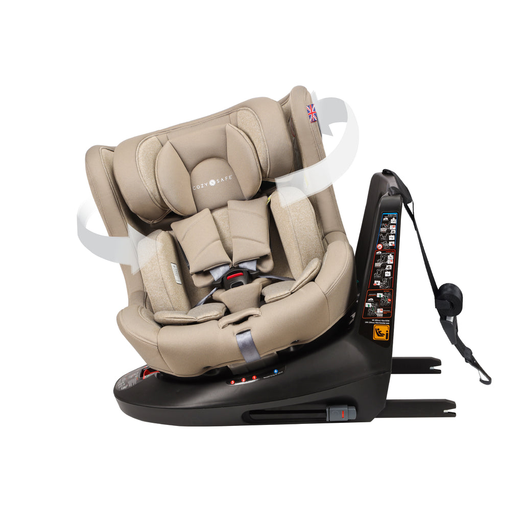Cozy N Safe Comet+ i-Size 360 Child Car Seat - Ecru