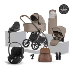 Silver Cross Cove 2 Ultimate 360 Sepia Black Cloud T i-Size Comfort Bundle - Champagne