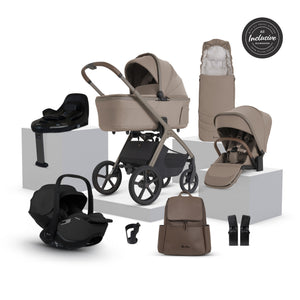 Silver Cross Cove 2 Ultimate 360 Iconic Black Car Seat Bundle - Champagne