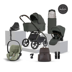 Silver Cross Cove 2 Ultimate 360 Sage Green Cloud T i-Size Plus Bundle - Pewter