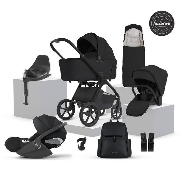 Silver Cross Cove 2 Ultimate 360 Sepia Black Cloud T i-Size Plus Bundle - Onyx
