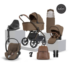 Silver Cross Cove 2 Ultimate 360 Coconut Brown Cloud T i-Size Plus Bundle - Maple