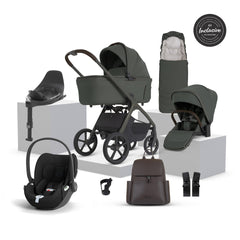 Silver Cross Cove 2 Ultimate 360 Sepia Black Cloud T i-Size Comfort Bundle - Pewter